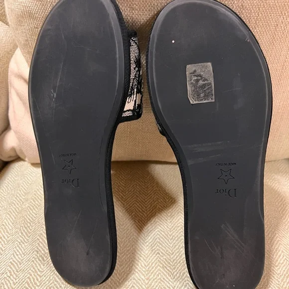 Canvas Embroidered Toile De Jouy Chez Moi Sandal - Picture 5 of 7